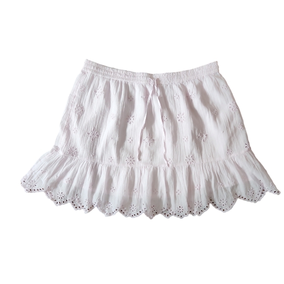 AERIE ruffle eyelet skirt - Picture 3 of 7
